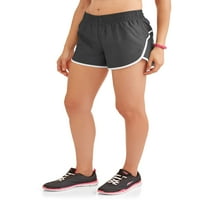 Ženske aktivne tkane kratke hlače za trčanje s ugrađenom podstavom