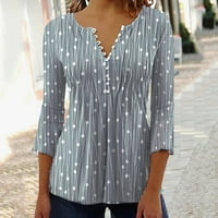 Ženska jesenska bluza s dugim rukavima i gornji dio košulje majica majica majica majica