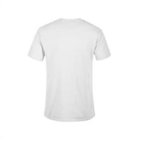 Muška majica u bijeloj boji Plus veličine