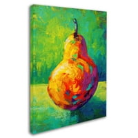 Zaštitni znak likovna umjetnost 'Pear v' platno umjetnost Marion Rose
