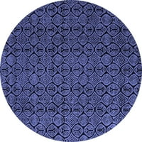 Tvrtka alt strojno pere okrugle apstraktne plave moderne unutarnje prostirke, okrugle 6 inča