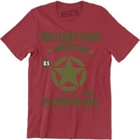 Vojna baza Američka legenda Muška vojna zvijezda američke vojske Američka majica