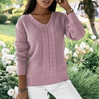 Ženski široki topli džemper u obliku donjeg dijela donjeg dijela donjeg dijela donjeg dijela donjeg dijela donjeg