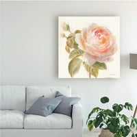 Zaštitni znak likovna umjetnost 'Garden Rose slikanje' platnena umjetnost Danhui Nai