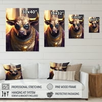 DesignArt Bull Gangster u NYC II platno zidna umjetnost