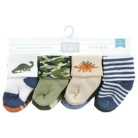Pamučne čarape za novorođenčad i frotirne čarape za dječake, istraživač dinosaura, 0 mjeseci