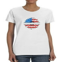 Patriotska majica Suncower USA Women -image by Shutterstock, ženska 4x velika