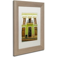 Zaštitni znak likovna umjetnost Old San Juan 5 Canvas Art by Cateyes, White Matte, okvir breze