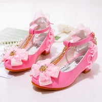 Cipele za djevojčice u vuči s cvjetnim uzorkom Marije Jane, cipele za djeveruše za svadbene zabave, svjetlucave