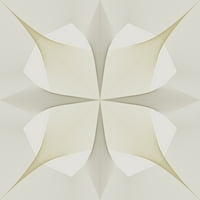 Nuwallpaper bijela i zlatna intuicija vinil oguljivanja i tapeta, 216-in 20,5-in, 30. sq. Ft