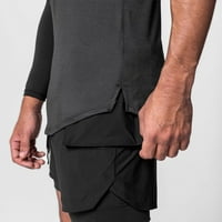 Muški prsluk za vježbanje, Majica Bez rukava za izgradnju tijela, teretanu, mišiće, fitness, nogometnu majicu