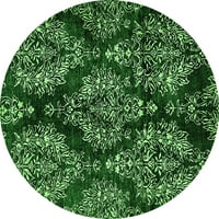 Ahgly Company Unutarnji krug Sažetak Green Modern Area prostirke, 5 'krug