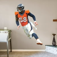 Fathead von Miller Denver Broncos Umjenjiva zidna naljepnica
