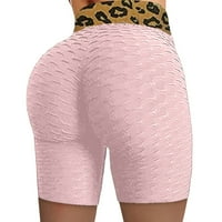 Zodggu ženske ružičaste plus kratke hlače Žene Osnovne kratke hlače za klizanje bicikla Kompresije Slim Fitness
