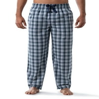 Muška majica od raglana, pidžama u kariranom kompletu