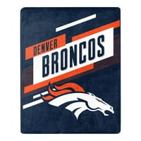 Denver Broncos NFL Pokret Silk Touch Throw Deck, 55 70