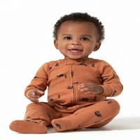 Moderni trenuci Gerber Bay Boy Sleep 'n igraju se s nogom pidžamom, 2-pak, novorođenčad