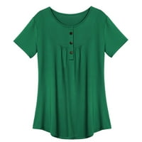 2. ženska majica ekstra velike veličine, ležerna bluza, labava majica, tunika, ljetni vrhovi kratkih rukava, Ženska