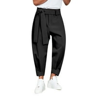 Muški jesenski i zimska čvrsta boja dizajna Sense svestrane hlače od devet točaka lege casual hlače tracksuits