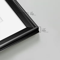 Wexford Home Selektivni aranžman I Premium Framed Print, 22.5 30.5 - spreman za objesiti, crno