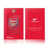 Dizajn navlake za glavu sa službeno licenciranim grbom FC Arsenal i logotipom Gunners, Crna kožna torbica za novčanik