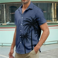 Cuoff muške košulje dizajneri proljetni ljetni muški ležerni pamučni čvrsti u boji majice kratkih rukava labave