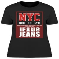 NYC Bro-ok-lyn traperice majice žene -imaga po onu Shutterstock, ženski medij