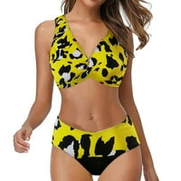 Bikini Setovi za žene Bikini Plus size Ženski push-up kupaći kostim bikini set visokog struka Brazilski kupaći