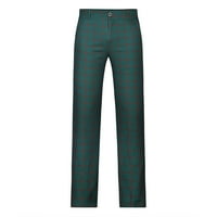 Muški ispis personaliziranih hlača s džepnim gumbima, hlače za odijela, tajice, Ležerne hlače