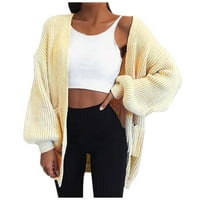 Jakna za djevojčice, jesensko-zimski džemper s debelim pletenim kapuljačom, preveliki Kaputi, vrhovi, modna kardigan
