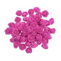 Mini lažne cvjetne glavice ruža lažni pjenasti ružičasti cvjetovi za izradu vlastitih vjenčanih buketa središnji