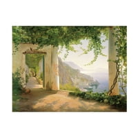Carl Frederic Aagaard 'Pogled na obalu Amalfija'