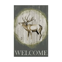 Zaštitni znak likovne umjetnosti 'Woodland Welcome I' Canvas Art by Grace Popp