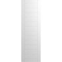 Ekena Millwork 15 W 45 H TRUE FIT PVC Horizontalni sloj uokviren modernim stilom Fiksni nosač, nedovršeno