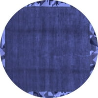 Ahgly Company zatvoreni krug Sažetak plave prostirke moderne površine, 8 'krug