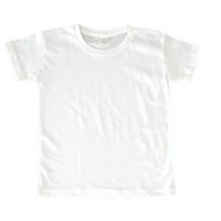 Jednostavni stil ljetne majice ležerne prazne bijele majice vrtić diy grafiti slikati kostim roditelja i djece