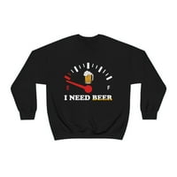 Trebam majicu sa senzorom protoka piva, smiješnu majicu za pivo za muškarce, poklon za ljubitelje piva, majicu