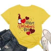 Majice za žene, ženska modna majica kratkih rukava sa slatkim printom ljubav, ležerna bluza, ženski vrhovi