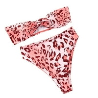 Rasprodaja, Ženski kupaći kostim bikini uskih prsa kupaći kostim Leopard Print Odjeća Za plažu ljetna moda ugodna