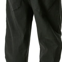 Vruće rasprodaje danas muške hlače rasprodaja muške pamučne lanene široke Ležerne hlače muške lagane hlače s elastičnim