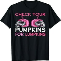 Provjerite majicu za svjesnost raka dojke, majice Halloween