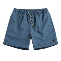Muške hlače plus veličine tanke hlače za brzo sušenje plaža casual sportske kratke hlače hlače za muškarce plave