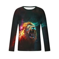 SimpleMaSygeni zazor Bluus & Majice s leopardovim tiskanim majicama bez pozicijske majice ne pozicioniranje tiska