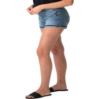 Silver Jeans Co. Ženske kratke kratke hlače, veličine struka 24-36