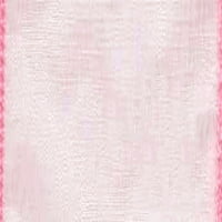 Šifonska žičana vrpca 1 25mb - svijetlo ružičasta