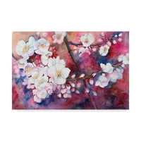 Zaštitni znak likovna umjetnost cvjetna platna umjetnost 'cvjetovi trešnje' Joanne Porter