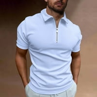 Muške košulje ljetne muške sportske kratke rukave za golf omladinske muške Casual majice s patentnim zatvaračem