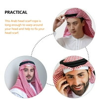Muški Arapski šal za glavu uže muslimansko pokrivalo za glavu bliskoistočno tradicionalno pokrivalo za glavu pribor