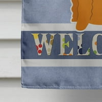 55622 zastava dobrodošlice Airedale terijera platno, veličina kuće velika, višebojna