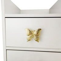 Ručka za namještaj od legure cinka u obliku leptira, ručke ormara za vrata za djecu